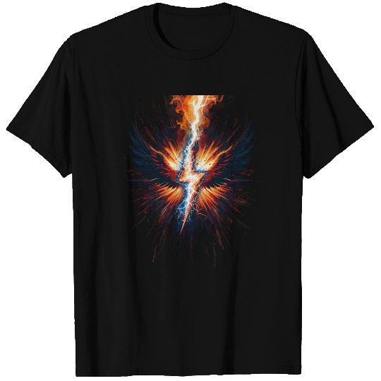 Electric Phoenix Lightning in Bloom T Shirts