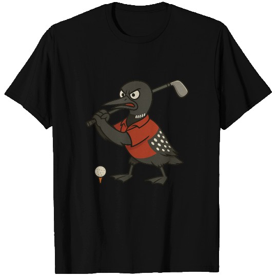 Angry Golf Loon T Shirts