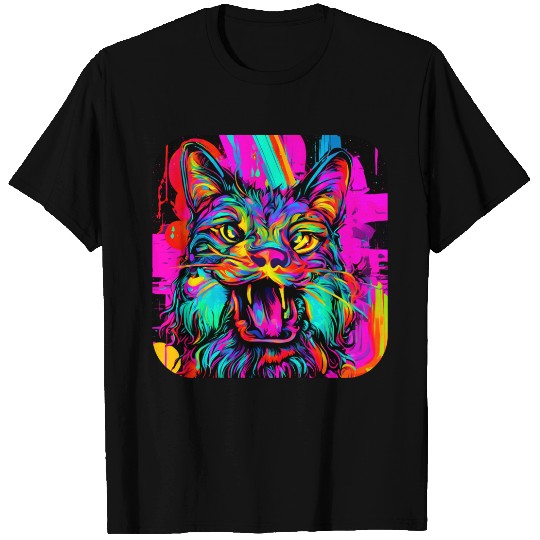 Neon Fluorescent UV Electro Music Party T Shirts