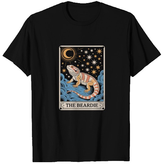 The Beardie Tarot Card Pogona Reptile Lover T Shirts