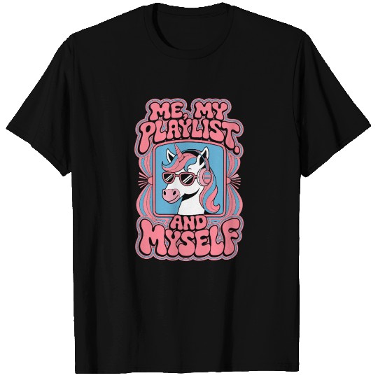 My Playlist Unicorn T Shirts