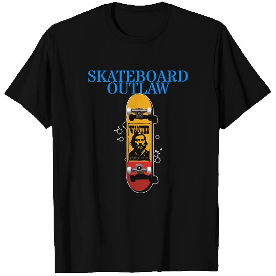 Skateboard Outlaw T Shirts