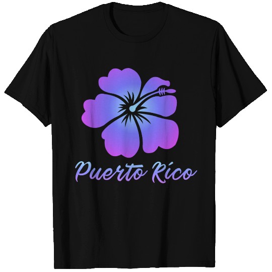 Puerto Rico Hibiscus T Shirts