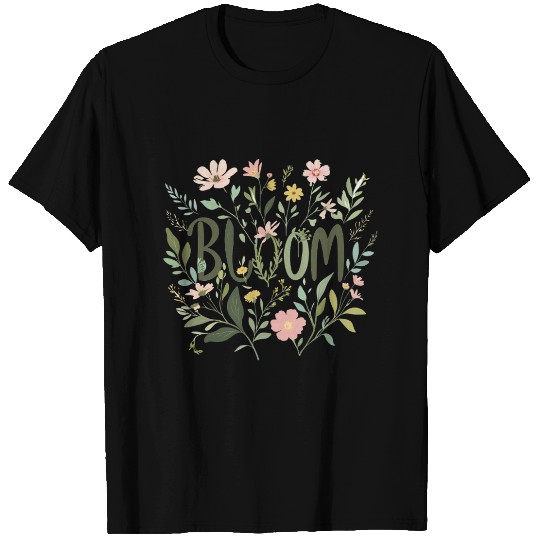 BLOOM Floral Print – Artistic Flower Design for Bo T Shirts