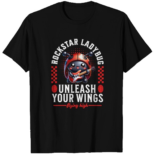 Rockstar LadyBug T Shirts