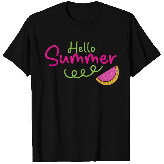 Hello Summer Cute Watermelon T Shirts
