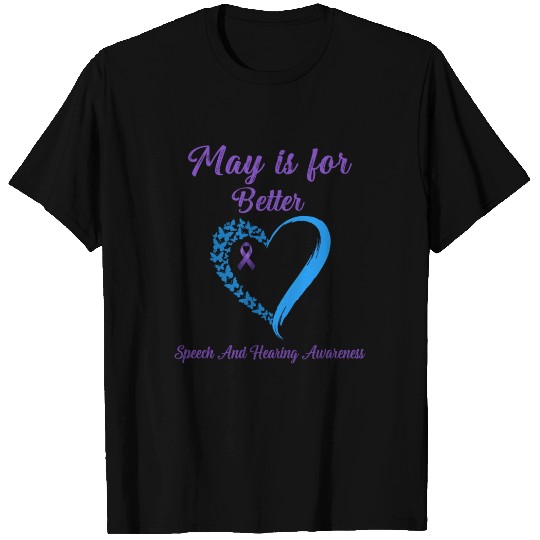 Better Hearing Speech Month Communication Health T Shirts
