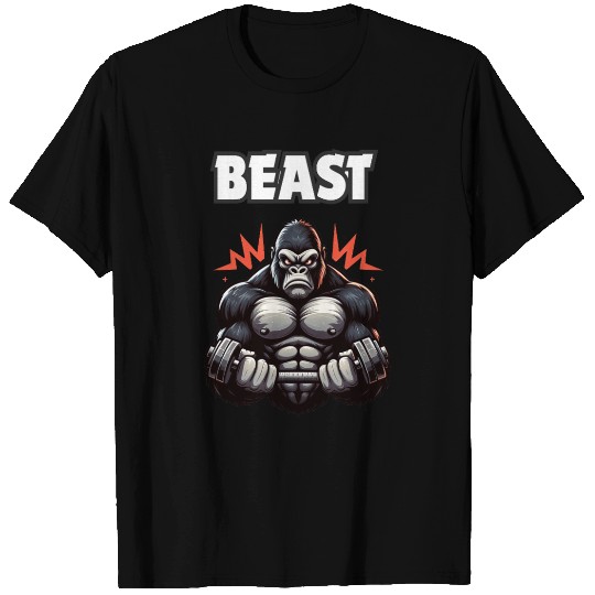 Beast Gym Gorilla – Motivational T Shirts"