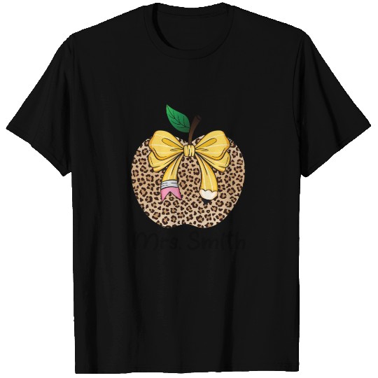 Teacher Pencil Coquette Bow Back To School T Shirts