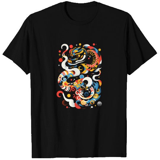 Amazing Chinese Year of the Snake Design T Shirts