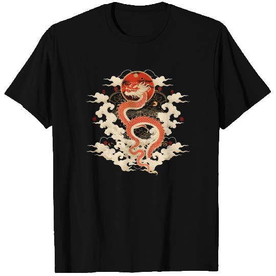 Amazing Chinese Year of the Snake Design T Shirts