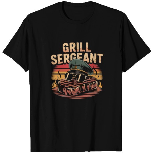 Grill Sergeant BBQ Masterpiece For Cookout T Shirts