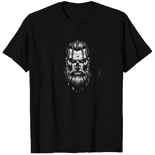 Viking Warrior Man Odin Thor Norman Walhalla T Shirts