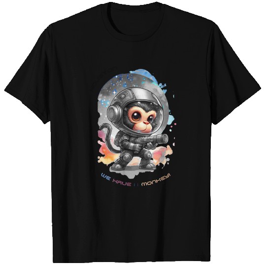 Houston We Have A Monkey T Shirts