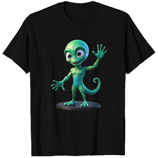 green alien T Shirts