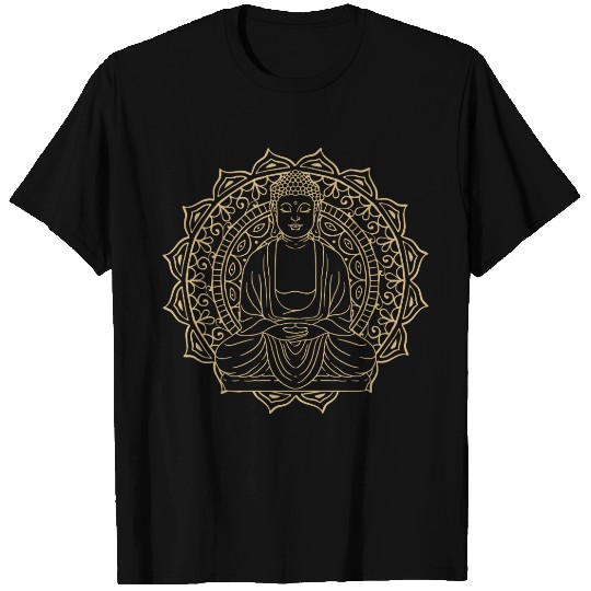 Golden Buddha T Shirts
