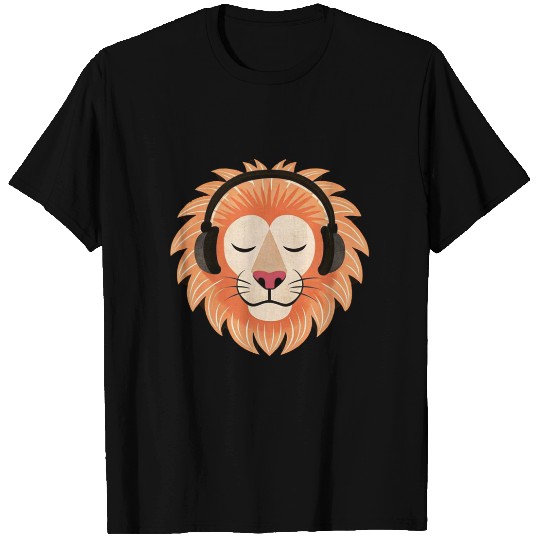 Bass the Vinyl Lion T Shirts