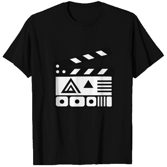 Film Clapboard Icon – Cinematic Design T Shirts