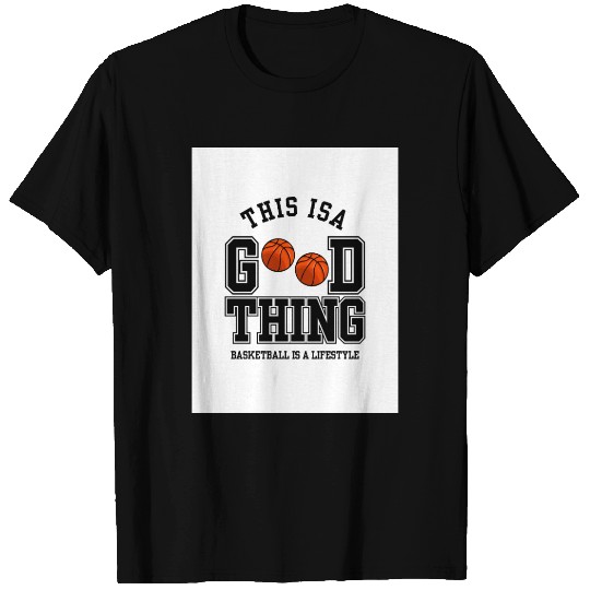 Orange and Black Basketball Illustrative T shir T Shirts