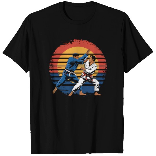 Retro Vintage Jiu Jitsu Martial Arts Grappling T Shirts