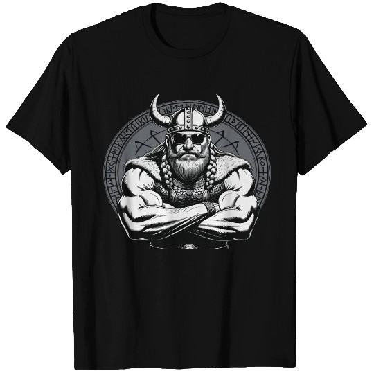 Viking Warrior Man Odin Thor Norman Walhalla T Shirts