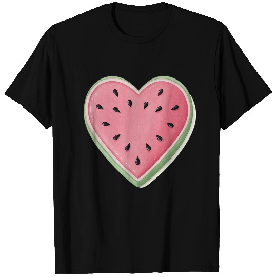 a heart shaped watermelon T Shirts