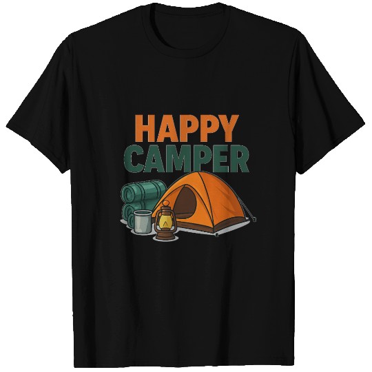 Happy Camper – Cozy Camping Vibes T Shirts