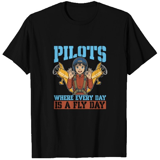 Aerobatic Pilots Where Everyday Is Paragliding T Shirts