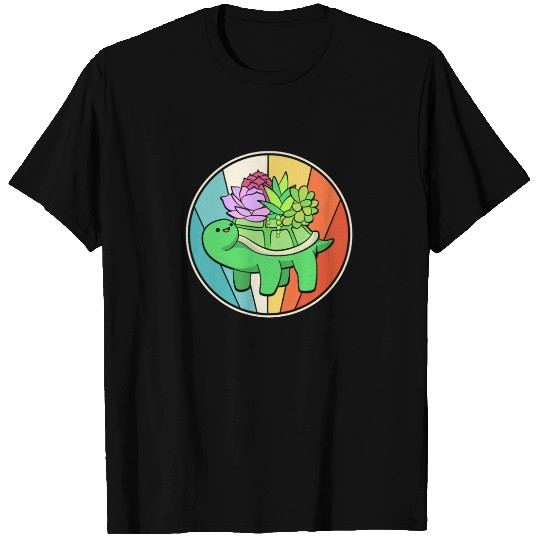 Succulent Plant Turtle T Shirts