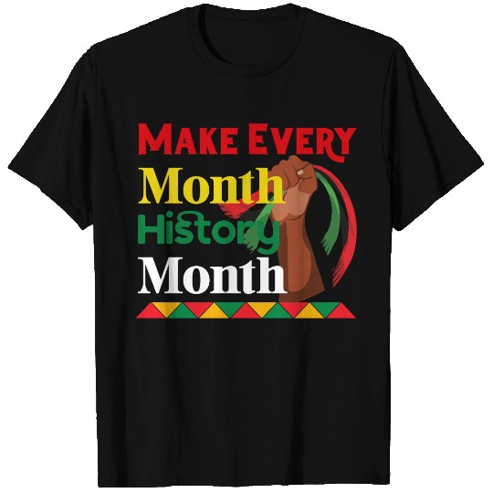 Juneteenth Make Every Month History Month T Shirts