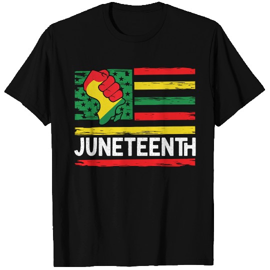 Freedom Day Juneteenth Black And Proud T Shirts