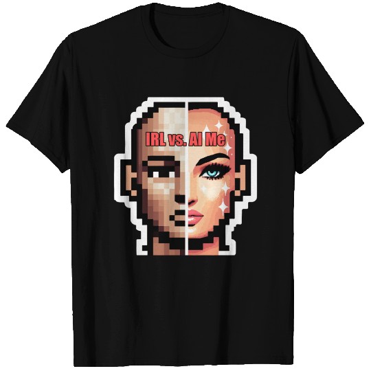 IRL vs AI me T Shirts