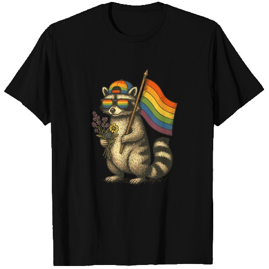 Raccoon Pride Lgbt Gay Queer T Shirts