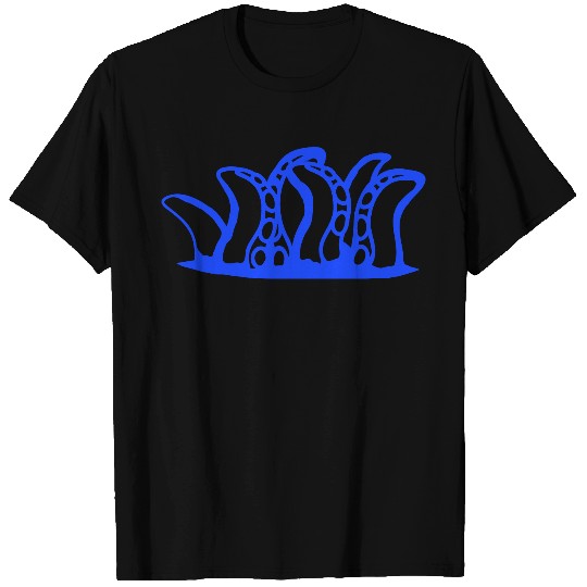 Tentacle Kraken Monster Ground Hole Alien Horror T Shirts