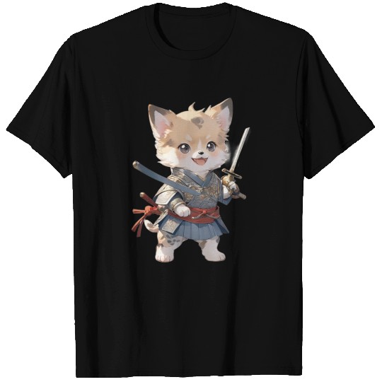 Dog Samurai Coffee T Shirts