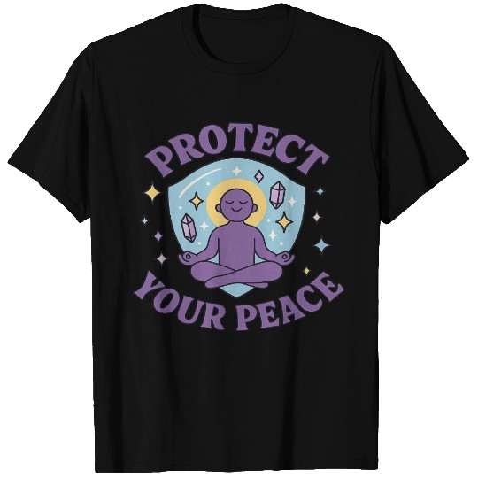 Protect Your Peace Meditation Zen Spiritual M T Shirts