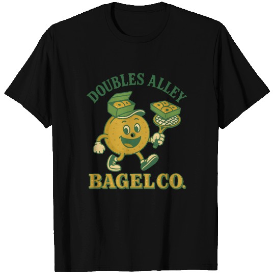 Funny Tennis Humor T Shirts - Doubles Alley Bagel Co.