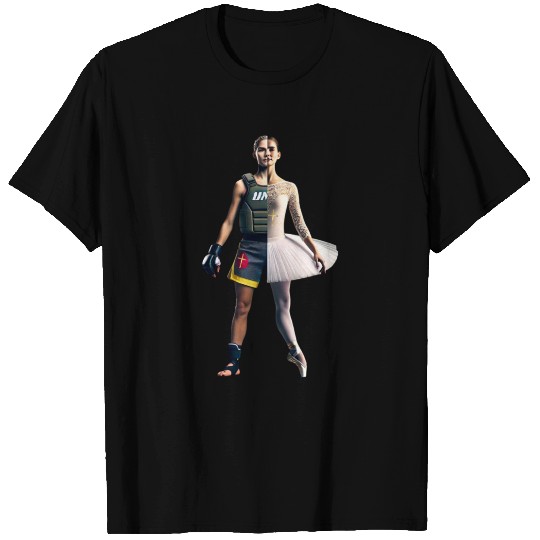 MMA Fighter Ballerina for Jesus Best of both world T Shirts
