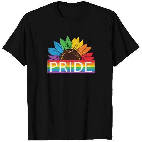 Pride Sunflower Gay T Shirts