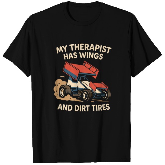 Sprint Car Racing Dirt Track Speed Oval Race T Shirts