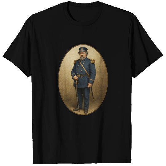 1800s San Francisco Emperor NORTONN with Sword URM T Shirts