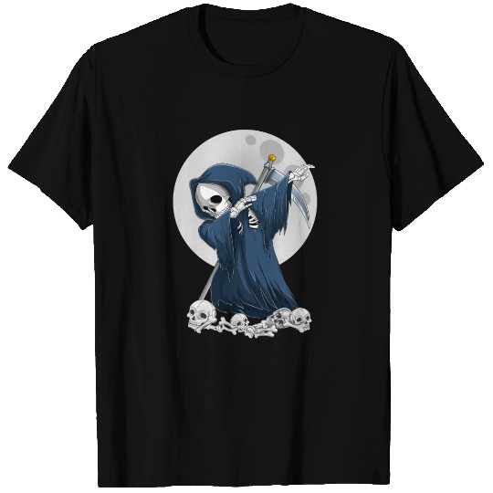Angel of Death Skeleton Dabbing Halloween T Shirts