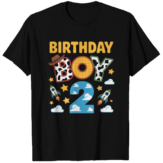 Western Family Birthday Boy T Shirts 2 Cowboy 2nd