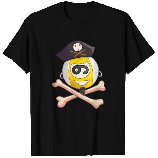 9-Ball Pirate (Pocket) (Jolly Roger style) T Shirts