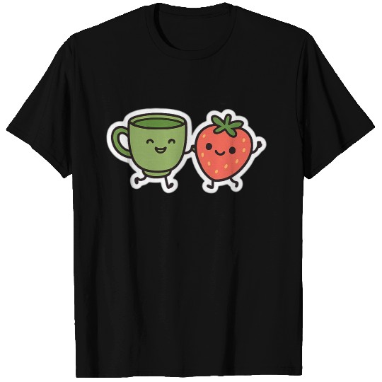 Matcha & Berry Besties T Shirts