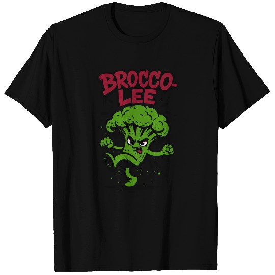Brocco Lee – Funny Broccoli Karate T Shirts