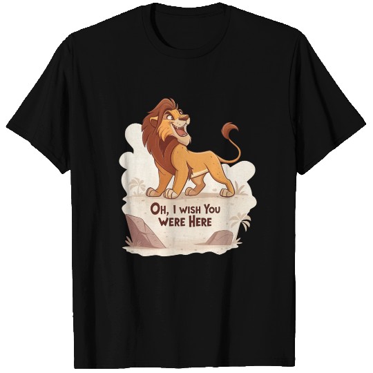 Lonely Lion Longing T Shirts