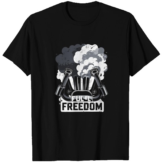Diesel Fueled Freedom – Smoke, Power, and Grit T Shirts