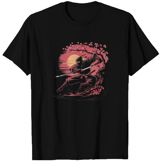 Modern Trendy Japanese Samurai Ninja T Shirts