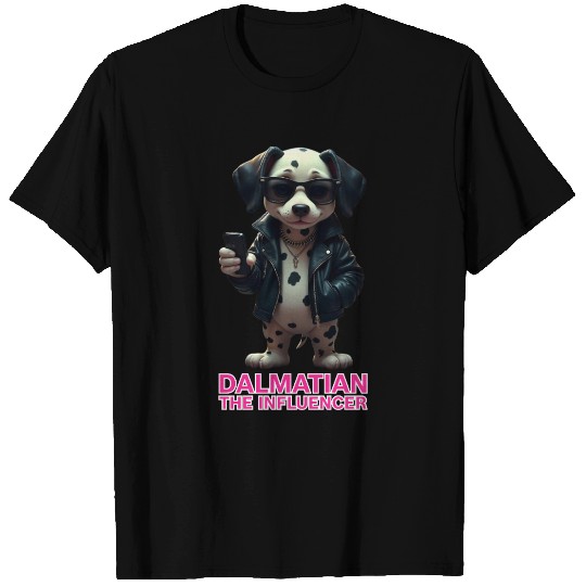 Dalmatian the Influencer T Shirts